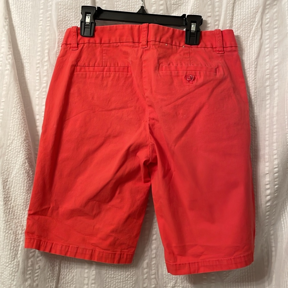 J. Crew Bermuda shorts women’s size 2. Coral - Picture 2 of 6